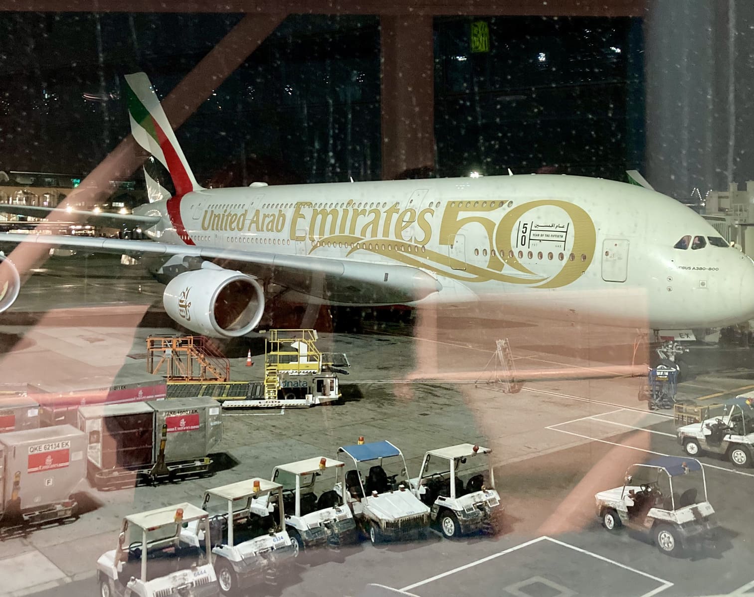 エミレーツ航空　飛行機