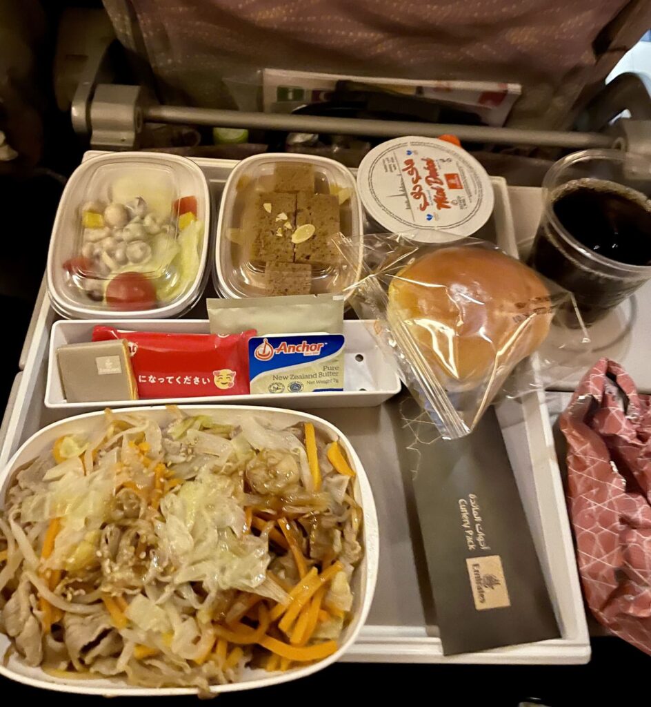 エミレーツ航空 機内食