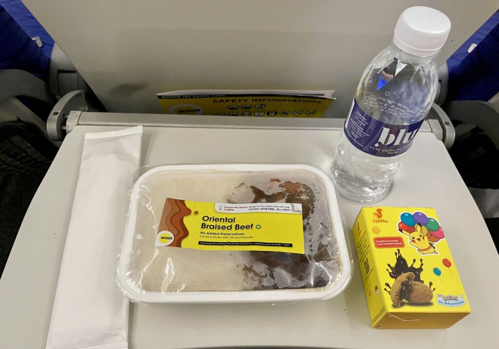 scoot 機内食