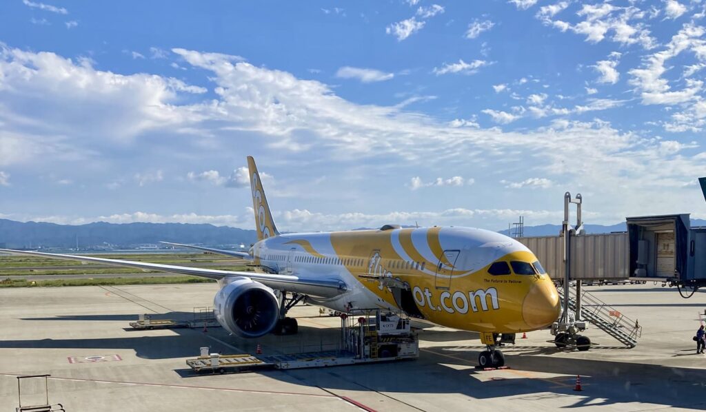 scoot 飛行機